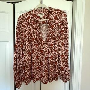 Treasure & Bond Floral Print Blouse
